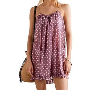 NWOT. CAROLINE CONSTAS  Mauve Mini Dress